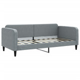 Daybed with Trundle without Mattress Light Grey 90x190 cm Single 3196885