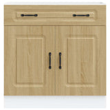 Kitchen Base Cabinet Kalmar Sonoma Oak Engineered Wood 853500