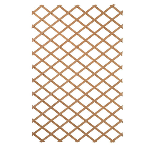 ZNTS Nature Garden Trellis 100x200 cm Wood Natural 6041703 409346