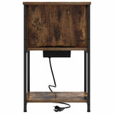 Bedside Cabinet 2 pcs Smoked Oak 38 x 31 x 61 cm 859455
