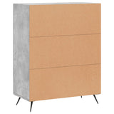 Sideboard Concrete Grey 69.5x34x90 cm Engineered Wood 827696