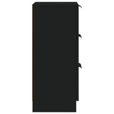Sideboard Black 30x30x70 cm Engineered Wood 811153
