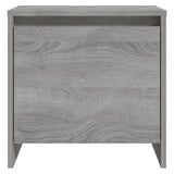Bedside Cabinets 2 pcs Grey Sonoma 45x34x44.5 cm Engineered Wood 813047