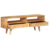 TV Cabinet 110x30x41 cm Solid Wood Mango 352783
