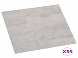 Flooring Planks 5.11 m 55 pcs PVC Grey and Light Grey 42046324