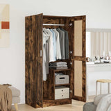 Wardrobe Smoked Oak 82.5x51.5x180 cm Engineered Wood 826638