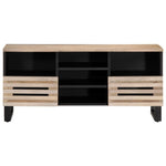 TV Cabinet 100x34x46 cm Solid Wood Mango 377527