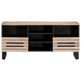 TV Cabinet 100x34x46 cm Solid Wood Mango 377527