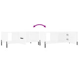 Coffee Table White 102x50x40 cm Engineered Wood 829308