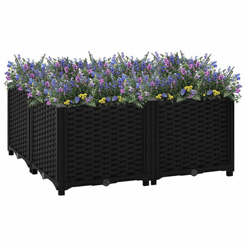 Raised Bed 80x80x38 cm Polypropylene 316540