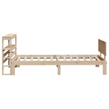 Bed Frame with Headboard without Mattress 75x190 cm Small Single 3306070