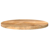 Table Top 60x2.5 cm Round Solid Wood Mango 370062