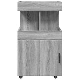 Bar Cart Grey Sonoma 50x41x89 cm Engineered Wood 848267