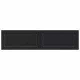 Wall-Mounted Headboard UTRECHT Black Engineered Wood 897806