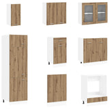 Kitchen Unit Lyon 8 pcs Artisan Oak Engineered Wood 3445841