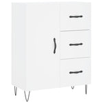 Highboard White 69.5x34x180 cm Engineered Wood 3199841