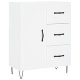 Highboard White 69.5x34x180 cm Engineered Wood 3199841