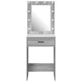 Dressing Table Grey Sonoma 50 x 41 x 135 cm Engineered Wood 865042