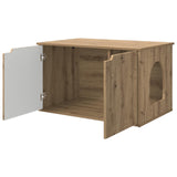 Cat House Artisian Oak 85 x 55 x 50.5 cm Engineered Wood 8000724