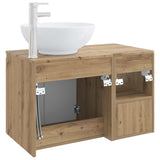 Bathroom Furniture Set 2 pcs Artisan Oak Engineered Wood 3404093