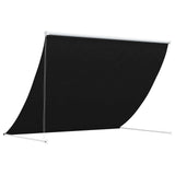 Awning Black 150 x 150 cm 180 g / m Polyester with PU Coated 42037087
