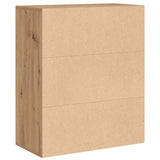 Book Cabinet Artisan Oak 60x30x71.5 cm Engineered Wood 860318