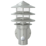 Outdoor Wall Lights with Sensors 2pcs Silver Stainless Steel 4006231
