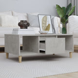 Coffee Table Concrete Grey 90x50x36,5 cm Engineered Wood 821064