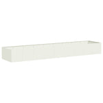 ZNTS Planter White 360x80x40 cm Steel 860767