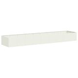 ZNTS Planter White 360x80x40 cm Steel 860767