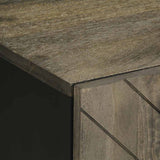 TV Cabinet Black 105x33x46 cm Solid Wood Mango 4017698