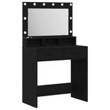 Dressing Table Black Oak 79 x 41 x 135 cm Engineered Wood 865083