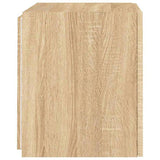 TV Wall Cabinets with LED Lights 2 pcs Sonoma Oak 40.5x35x40 cm 837251