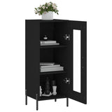 Sideboard Black 34.5x34x90 cm Engineered Wood 828805
