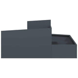 Garden Planter Anthracite 100 x 100 x 50 cm Cold-rolled Steel 873587