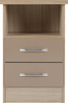 ZNTS Nevada 2 Drawer Bedside 100-103-054