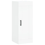 Highboard White 34,5x34x180 cm Engineered Wood 3200457