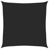 Sunshade Sail 160 g/m Black 4x4 m HDPE 311716