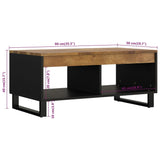 Coffee Table 90x50x40 cm Solid Wood Mango 352872