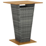 5 Piece Garden Bar Set Grey 3064871