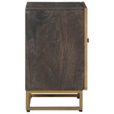 Handmade Bedside Cabinet Coffee Brown 40 x 30 x 50 cm 42020069