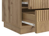 Bedside Cabinet Artisan Oak 62 x 34.5 x 44.5 cm Engineered Wood 895244