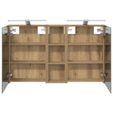 Bathroom Cabinet Set 3 pcs 100 x 10.5 x 60.5 cm Engineered wood 3403711