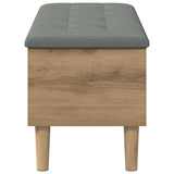Storage Bench with Cushion Artisan Oak 102 x 42 x 46 cm 8017750