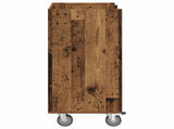 Golf Cabinet with Wheel Plain Old Wood 65 x 45 x 98 cm 899453