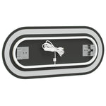 LED Bathroom Mirror 70x30 cm Oval 353284