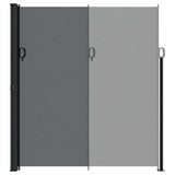 Retractable Side Awning Black 220x300 cm 4004369