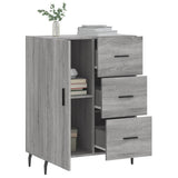 Sideboard Grey Sonoma 69.5x34x90 cm Engineered Wood 827938