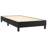 Box Spring Bed Frame Black Single Faux Leather 3121181