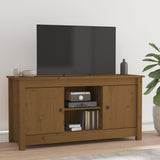 TV Cabinet Honey Brown 103x36.5x52 cm Solid Wood Pine 814587